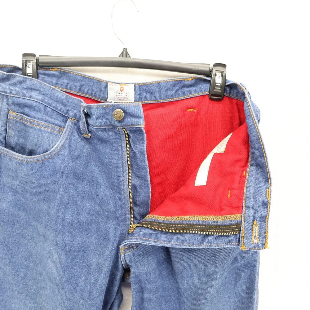 Tyndale Mens FR Jeans HRC 4 Flame Resistant Flannel Lined USA 38x30 U276T
